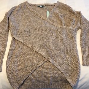 Beautiful cross front sweater!